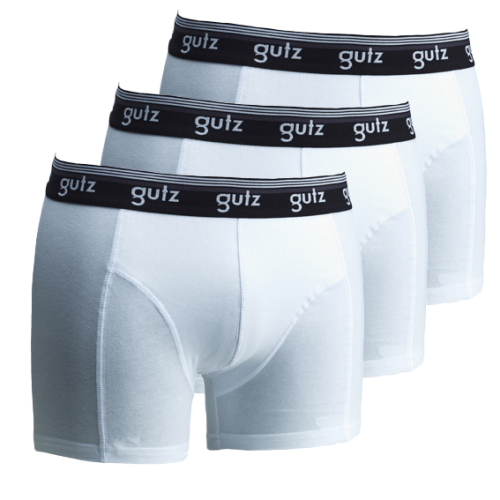 MEN´S REGULAR BOXER WHITE (3-PACK)