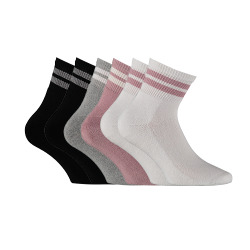 SHORT SOCKS FASHION (6PAR)