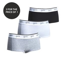304238 LADIES´ BOXER COTTON (3P) ***2FOR1***